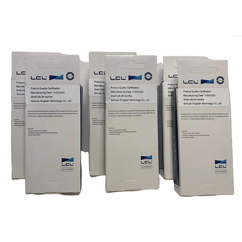 6 Pack Ink Cartridges Replacement for LCL-933XL 2 Cyan, 2 yellow, 2 magenta NEW